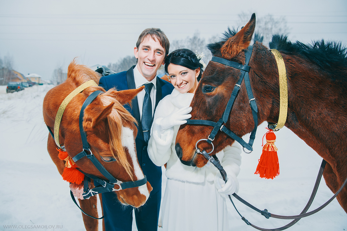 свадебный фотограф в Казань, свадебные фотографии  зимой